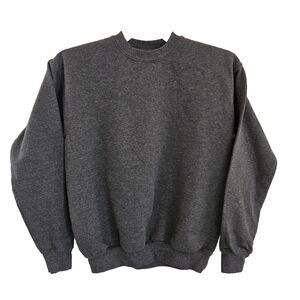 GIldan Heavy Blend Sweatshirt Youth Large Gray Long Sleeve Crewneck Boys Girls
